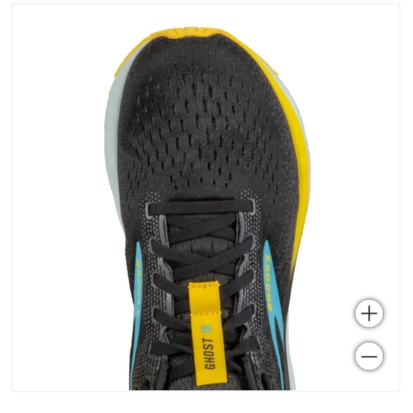 New Brooks Men\'s Ghost 16 Running Shoe Black Forged Iron/Blue DNA LOFT v3 Size 8 main image 6
